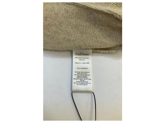 Zadig & Voltaire Gilet en cachemire beige - vue 6