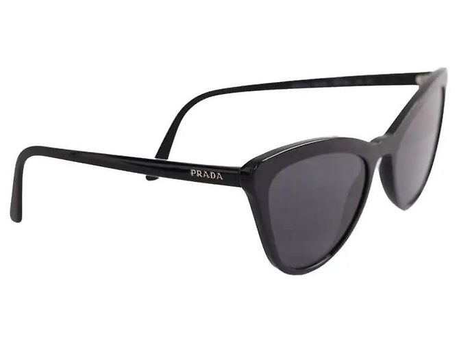 Gafas de sol Prada negras de plástico Negro - vista 2