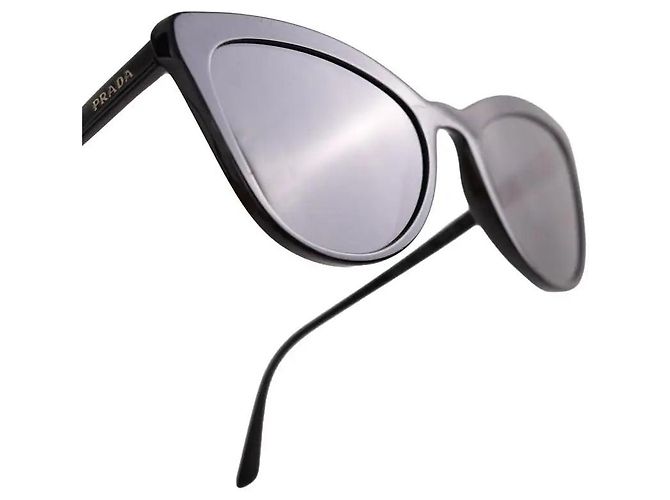 Gafas de sol Prada negras de plástico Negro - vista 4