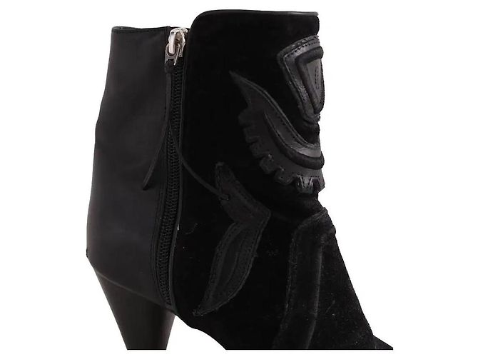 Botas Isabel Marant de cuero negro talla 38 - vista 4