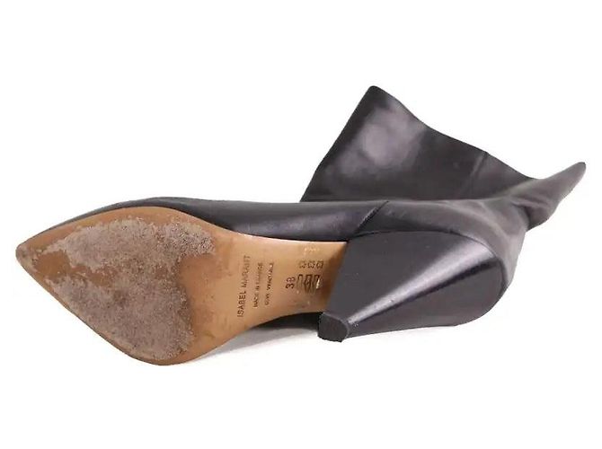Botas Isabel Marant em couro preto - vista 6