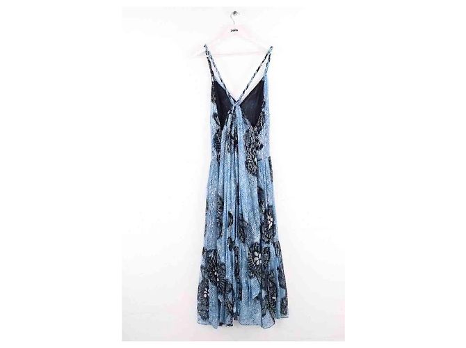 Ulla Johnson Kleid aus blauer Seide - Ansicht 3