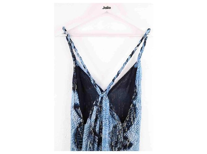 Ulla Johnson Kleid aus blauer Seide - Ansicht 4