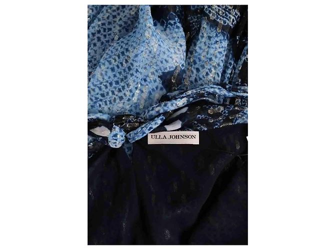 Ulla Johnson Kleid aus blauer Seide - Ansicht 5