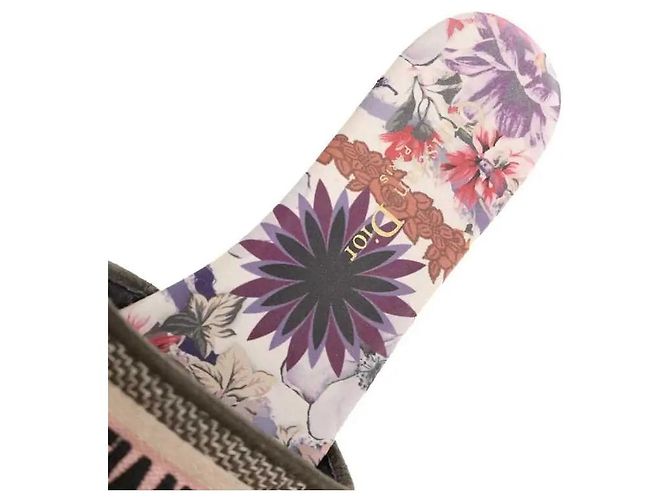 Autre Marque Multicolor embroidered Dway mules Multiple colors - view 4