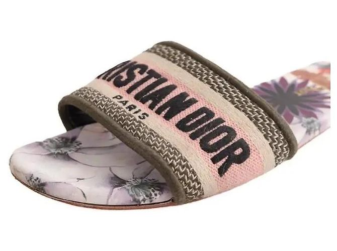 Autre Marque Multicolor embroidered Dway mules Multiple colors - view 5