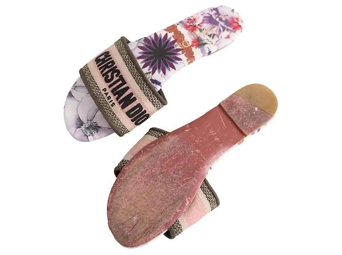 Autre Marque Multicolor embroidered Dway mules Multiple colors - view 6