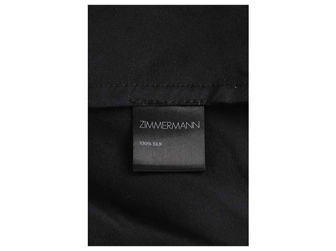 Zimmermann Kleid aus schwarzer Seide - Ansicht 6