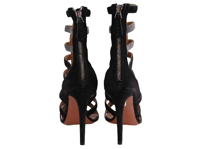 Alaïa Black Leather Heels - view 2