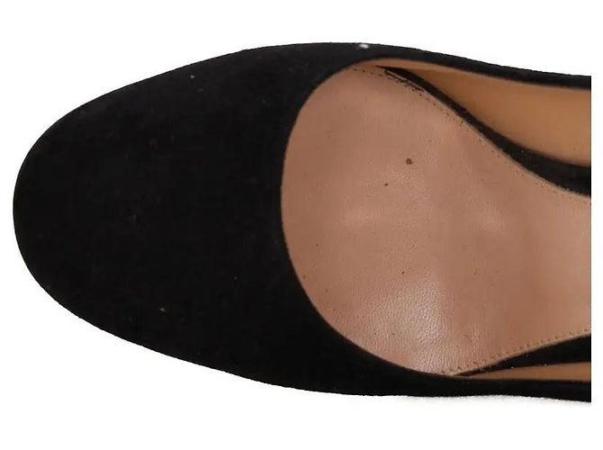Décolleté Gianvito Rossi in camoscio nero taglia 38 - vista 5