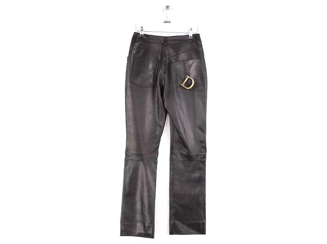 Autre Marque Schwarze gerade Hose - Ansicht 3