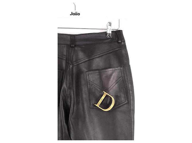 Autre Marque Schwarze gerade Hose - Ansicht 4