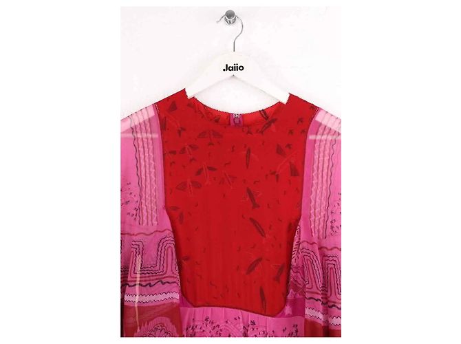 Valentino Kleid aus rosa Seide Pink - Ansicht 2