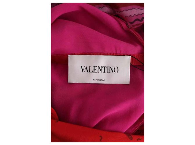 Valentino Kleid aus rosa Seide Pink - Ansicht 5
