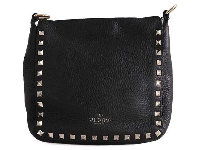 Valentino Borsa a tracolla Stud nera Nero - vista 4