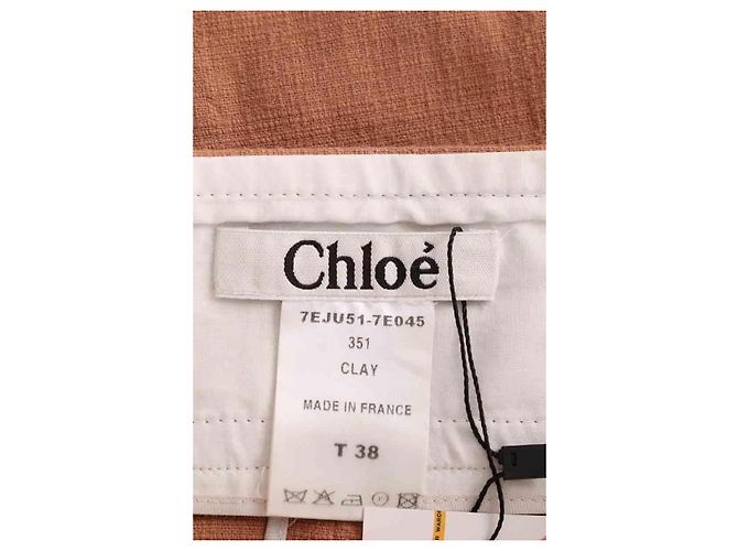 Chloé Rock aus Baumwolle Rosa Pink - Ansicht 5