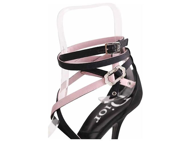 Autre Marque Dior Absatzschuhe aus schwarzem Leder Größe 38 - Ansicht 4