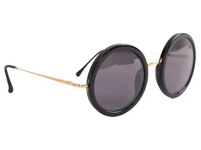 Gafas de sol negras de plástico The Row Negro - vista 2