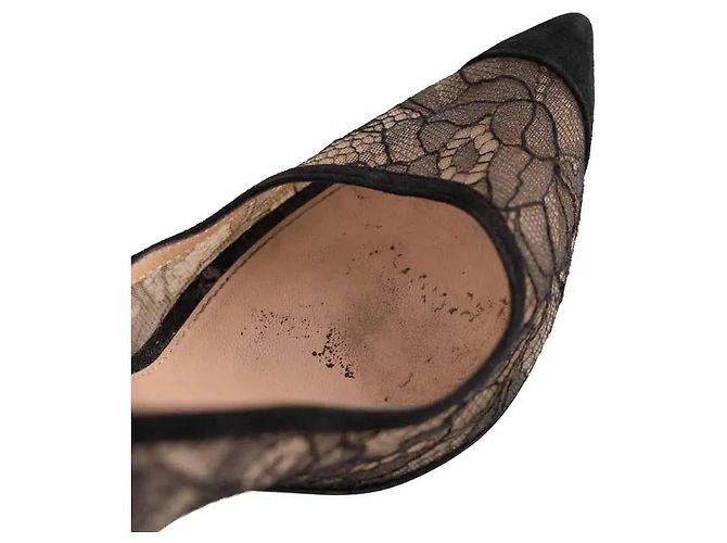 Décolleté Gianvito Rossi in tessuto nero Taglia 38 - vista 4