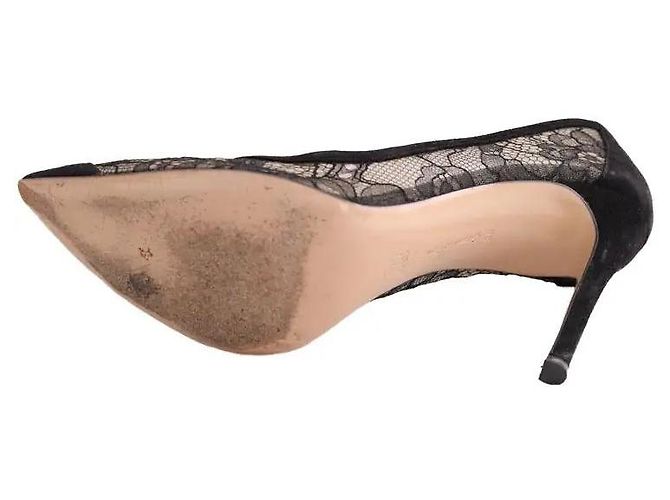 Décolleté Gianvito Rossi in tessuto nero Taglia 38 - vista 6