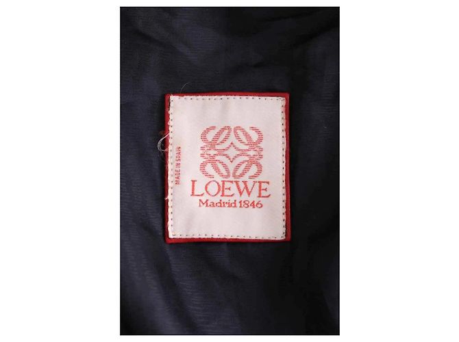 Loewe Lederjacke in Blau - Ansicht 5