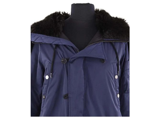 Parka blu The Kooples - vista 2