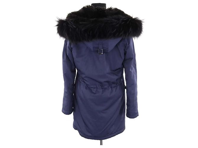 Parka blu The Kooples - vista 4