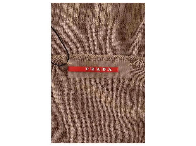 Prada Silk Top Beige - view 5