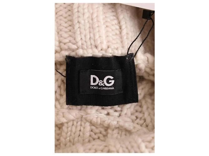 Jersey de lana blanco Dolce & Gabbana - vista 5
