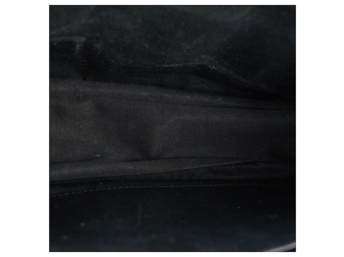 Autre Marque SAINT LAURENT - Borsa a tracolla Niki Medium Saint Laurent in pelle stropicciata nera Nero - vista 9