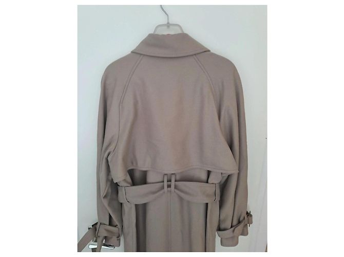 & Other Stories Trench Coat Beige de Mezcla de Lana - vista 3