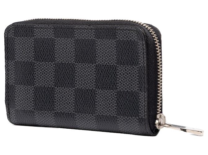 Louis Vuitton Damier Graphite Zippy Münzbeutel Schwarz - Ansicht 2