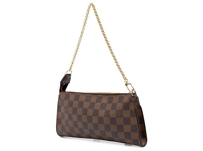 Bolsa Louis Vuitton Damier Ebene Eva castanha Marrom - vista 2