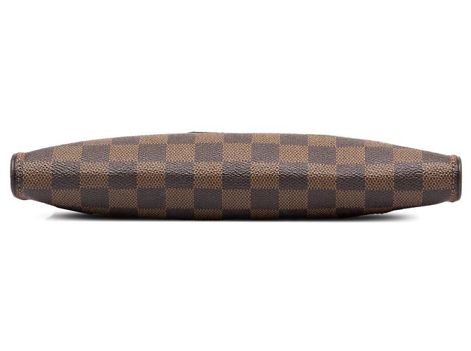 Bolsa Louis Vuitton Damier Ebene Eva castanha Marrom - vista 3