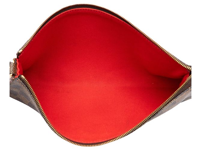 Bolsa Louis Vuitton Damier Ebene Eva castanha Marrom - vista 4