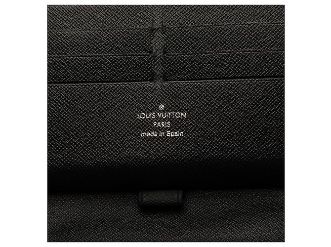 Black Louis Vuitton Damier Graphite Zippy Organizer Wallet Long Wallets - view 6