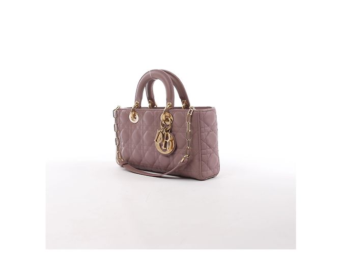 Autre Marque Borsa a mano 2Way Dior Lady D-Joy in pelle, Rosa - vista 2