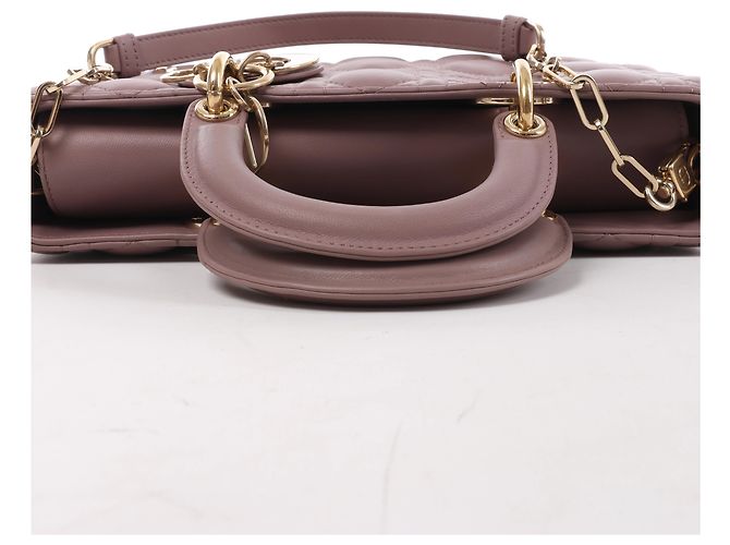 Autre Marque Borsa a mano 2Way Dior Lady D-Joy in pelle, Rosa - vista 6