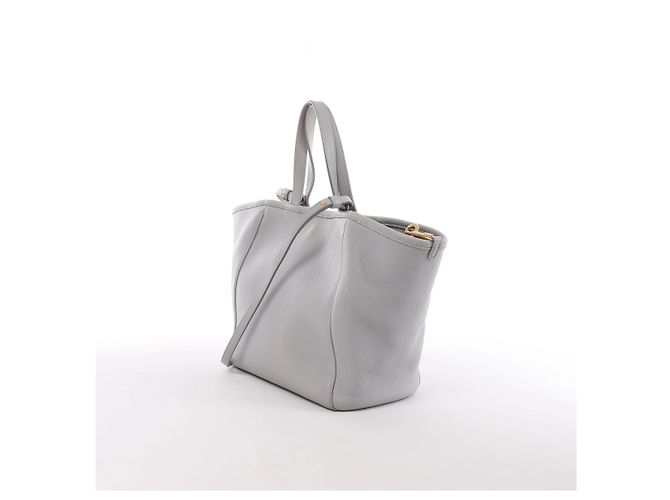 Céline Bolsa de mão 2Way CELINE Folded Cabas Small Tote em cinza claro - vista 2