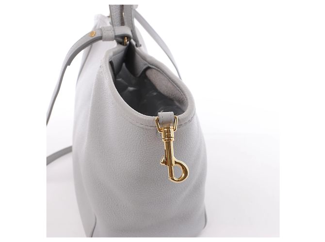 Céline Bolsa de mão 2Way CELINE Folded Cabas Small Tote em cinza claro - vista 5