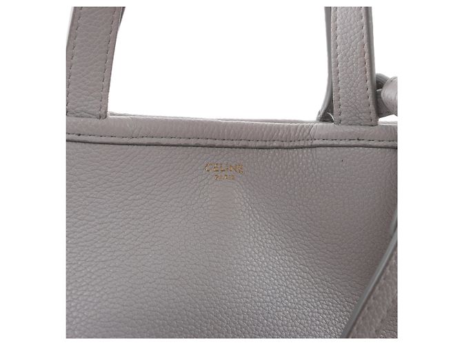 Céline Bolsa de mão 2Way CELINE Folded Cabas Small Tote em cinza claro - vista 6