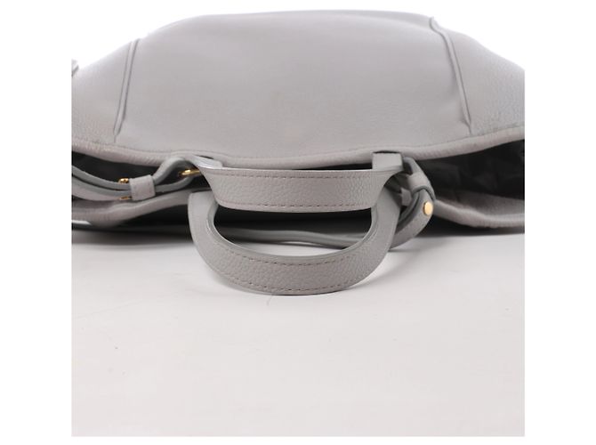 Céline Bolsa de mão 2Way CELINE Folded Cabas Small Tote em cinza claro - vista 7