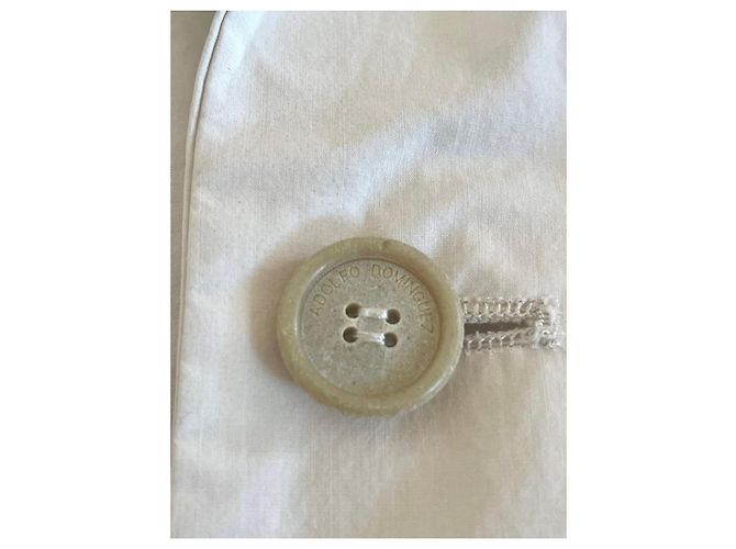 Giacca Adolfo Dominguez Beige in Cotone e Lyocell Grigio - vista 14