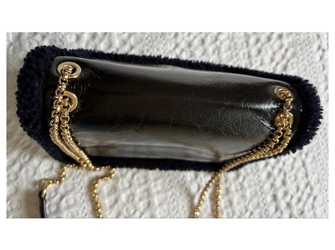 Bolso de piel Marni azul oscuro - vista 4
