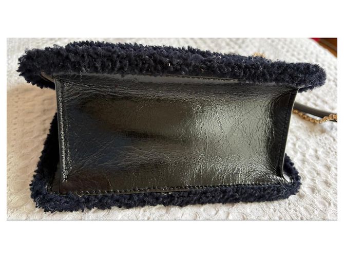 Bolso de piel Marni azul oscuro - vista 5