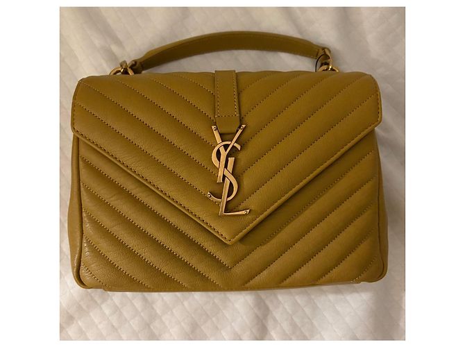 Yves Saint Laurent Saint Laurent College Tasche Olivgrün - Ansicht 2