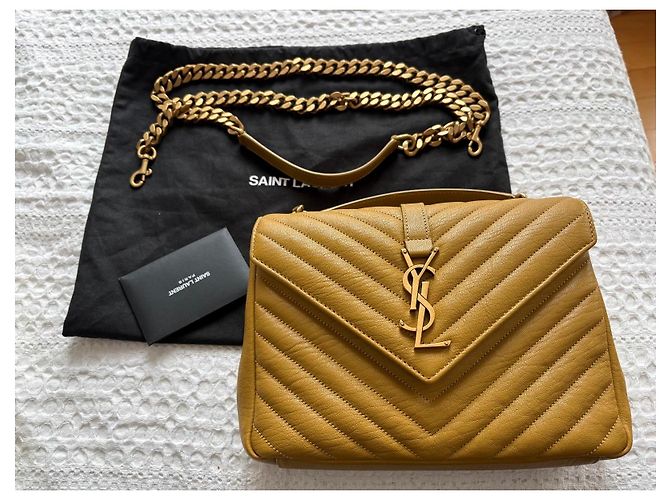 Yves Saint Laurent Saint Laurent College Tasche Olivgrün - Ansicht 6