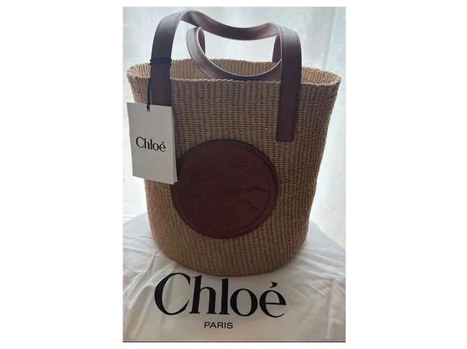 Chloé Mala de Verga Horse Medal Large Castanho Sépia Marrom - vista 2
