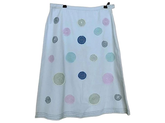 Autre Marque Boden Spirales Relief Sommerrock TS Blau Mehrfarben - Ansicht 2