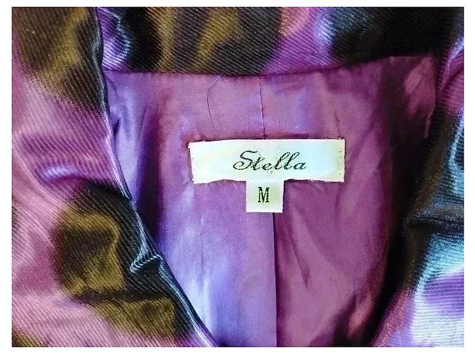 Stella Mc Cartney Stella Trench Light Hype Pastilles TM Negro Púrpura - vista 13